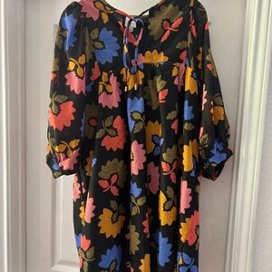 The Impeccable Pig Multicolor Floral Mini Dress